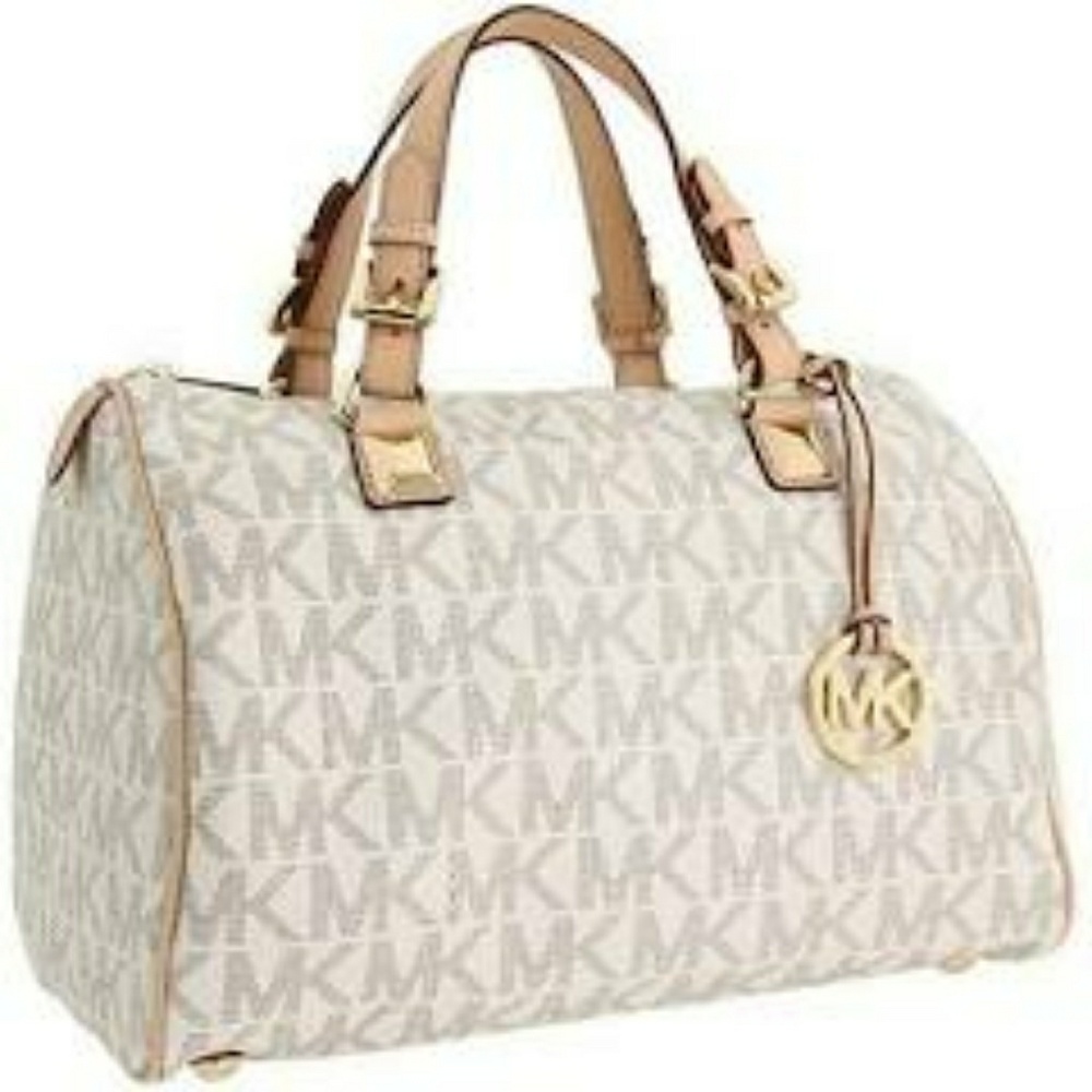 Michael Kors satchel vanilla purse